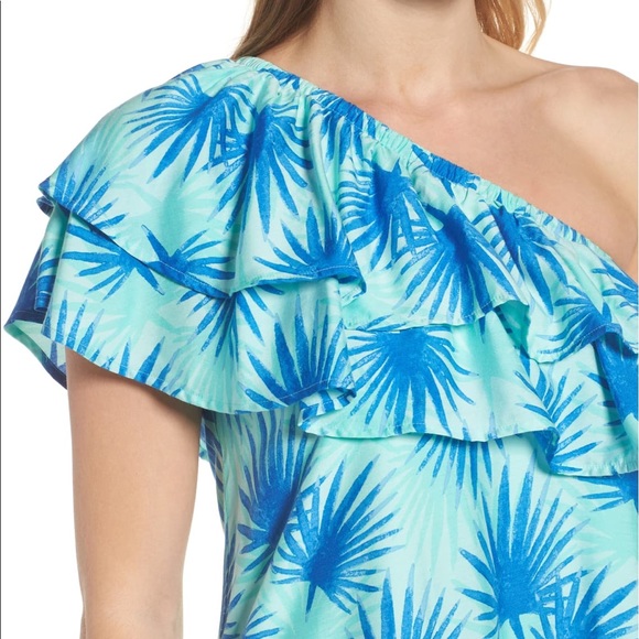 NWT Vineyard Vines one-shoulder dress - Picture 4 of 7